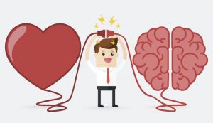 Pensamiento y emociones para desarrollar inteligencia emocional en el trabajo.