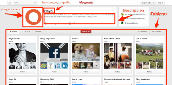 marketing en pinterest