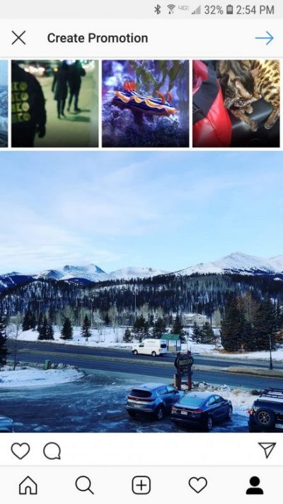 promociones de instagram