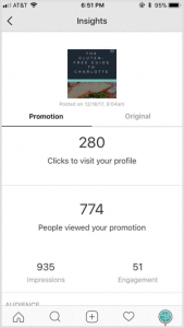 promociones de instagram