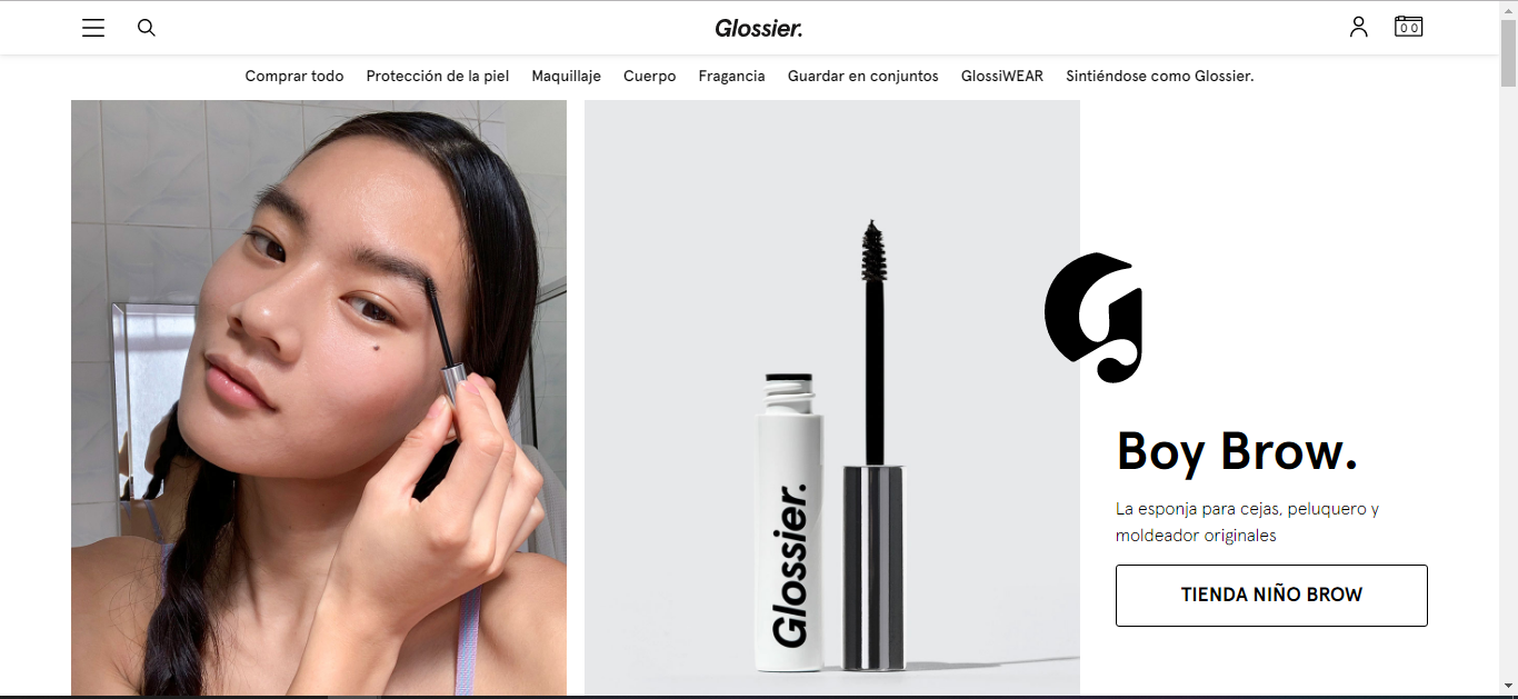 glossier