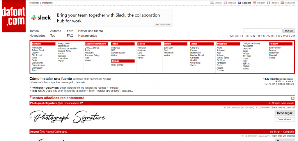 dafont,s