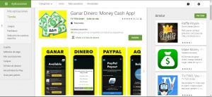 Aplicación de dinero en efectivo