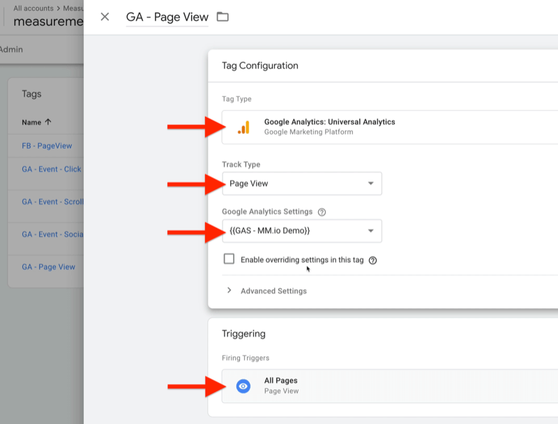 google tag manager