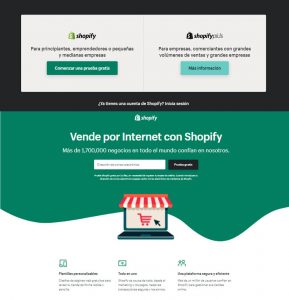 ejemplos de Landing Page