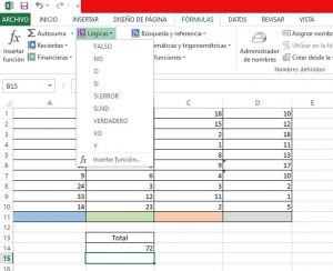 cómo sumar en excel