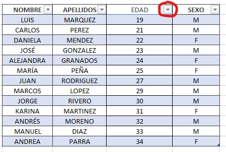 curso básico de excel