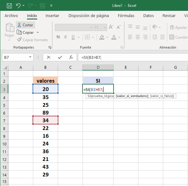 curso básico de excel