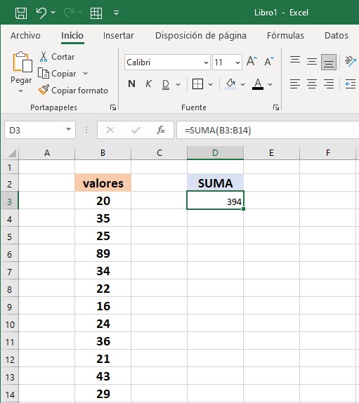 curso básico de excel