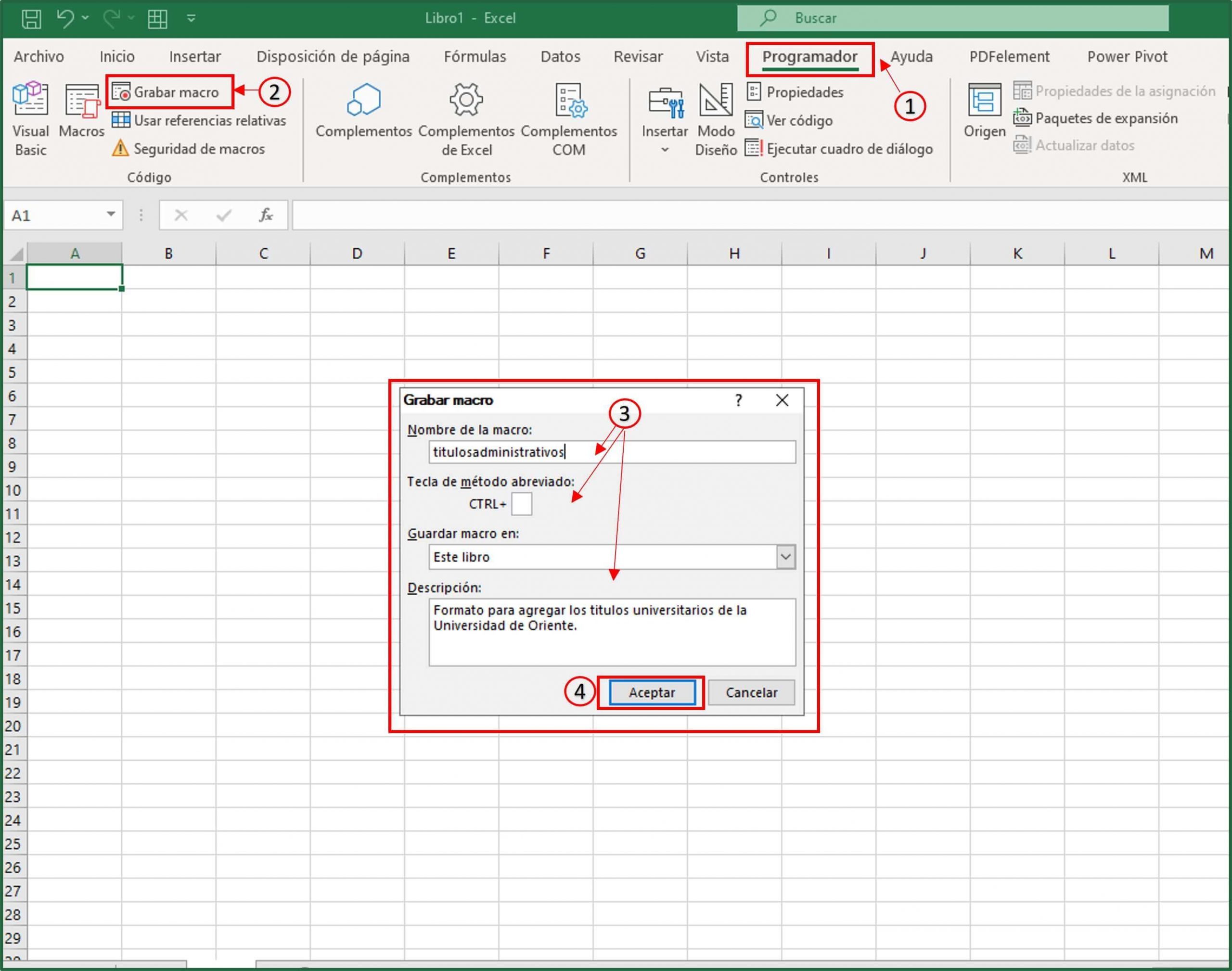 Macros en Excel