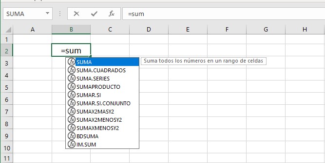 curso básico de excel