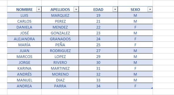 curso básico de excel