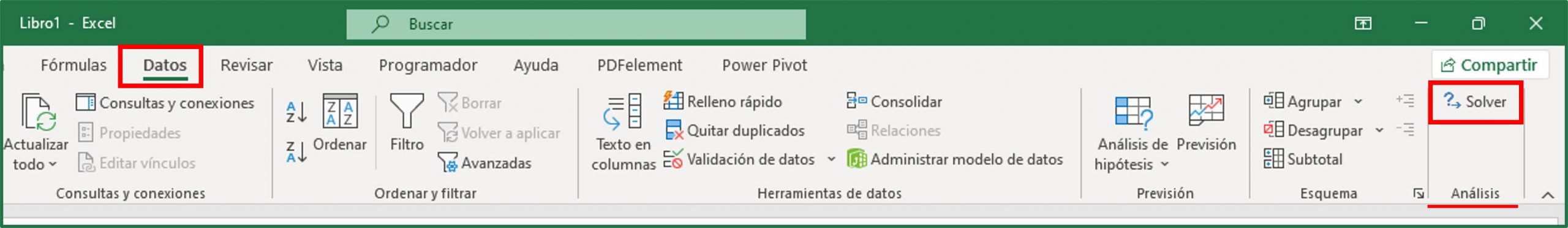 Solver en Excel