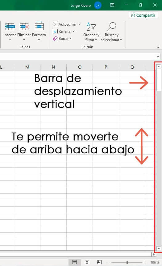 barras de desplazamiento