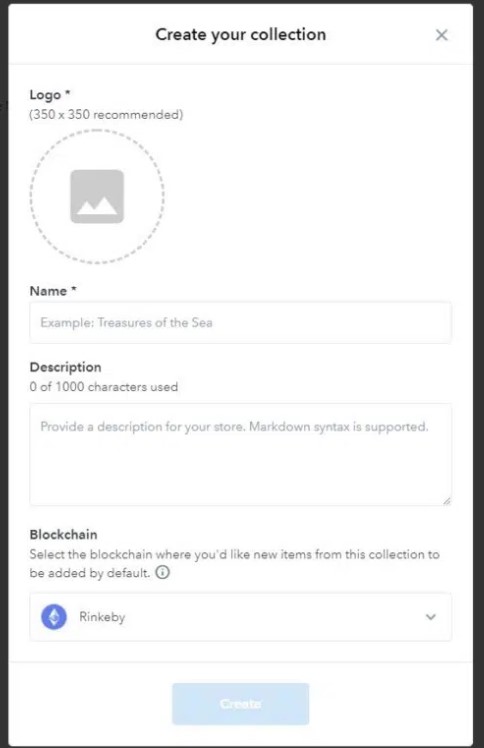 cómo crear un NFT en OpenSea