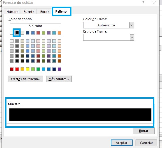 hacer dibujos en excel
