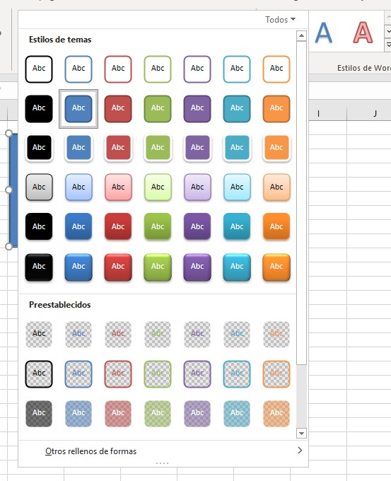hacer dibujos en excel