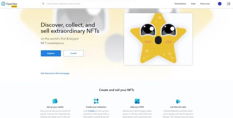 cómo crear un NFT en OpenSea
