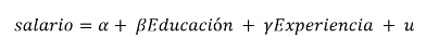 regresión lineal en excel