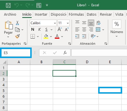 cuadro de nombres de excel