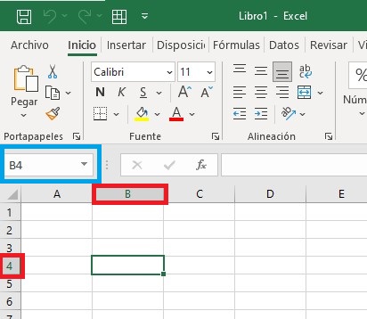 cuadro de nombres de excel