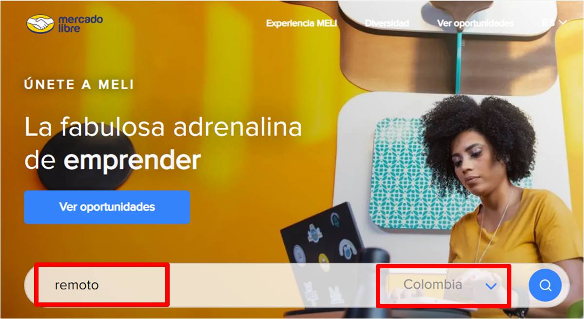 Trabajar en Mercado Libre desde casa