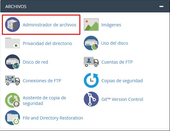 como respaldar y restaurar un sitio web