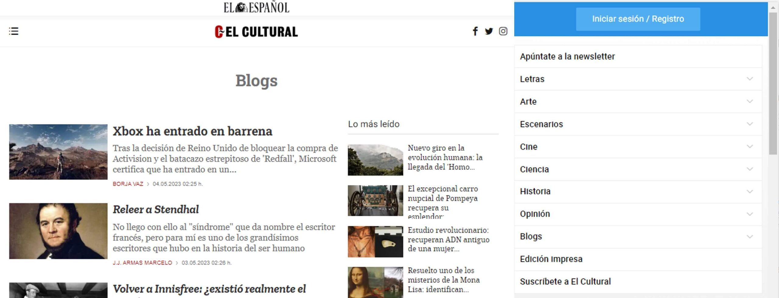Ejemplos de Blogs en 2023